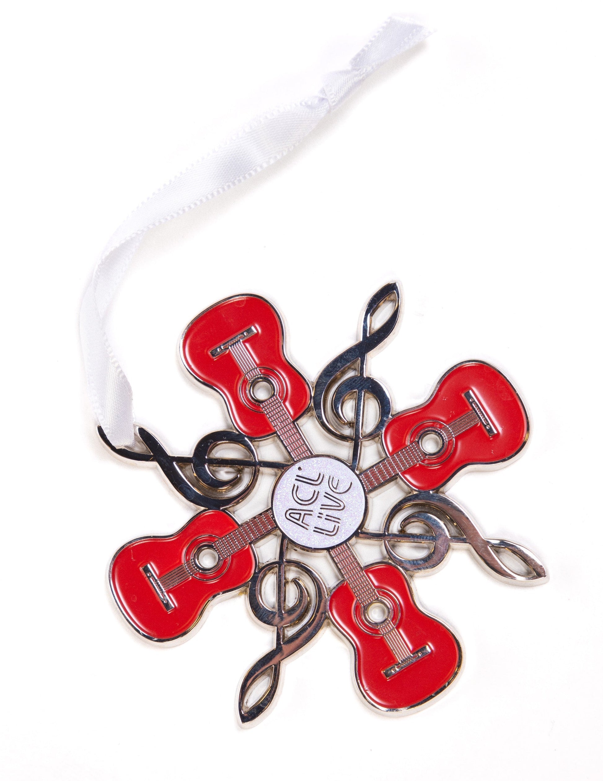ACL Live Guitar Snowflake Ornament - ORNAMENTS