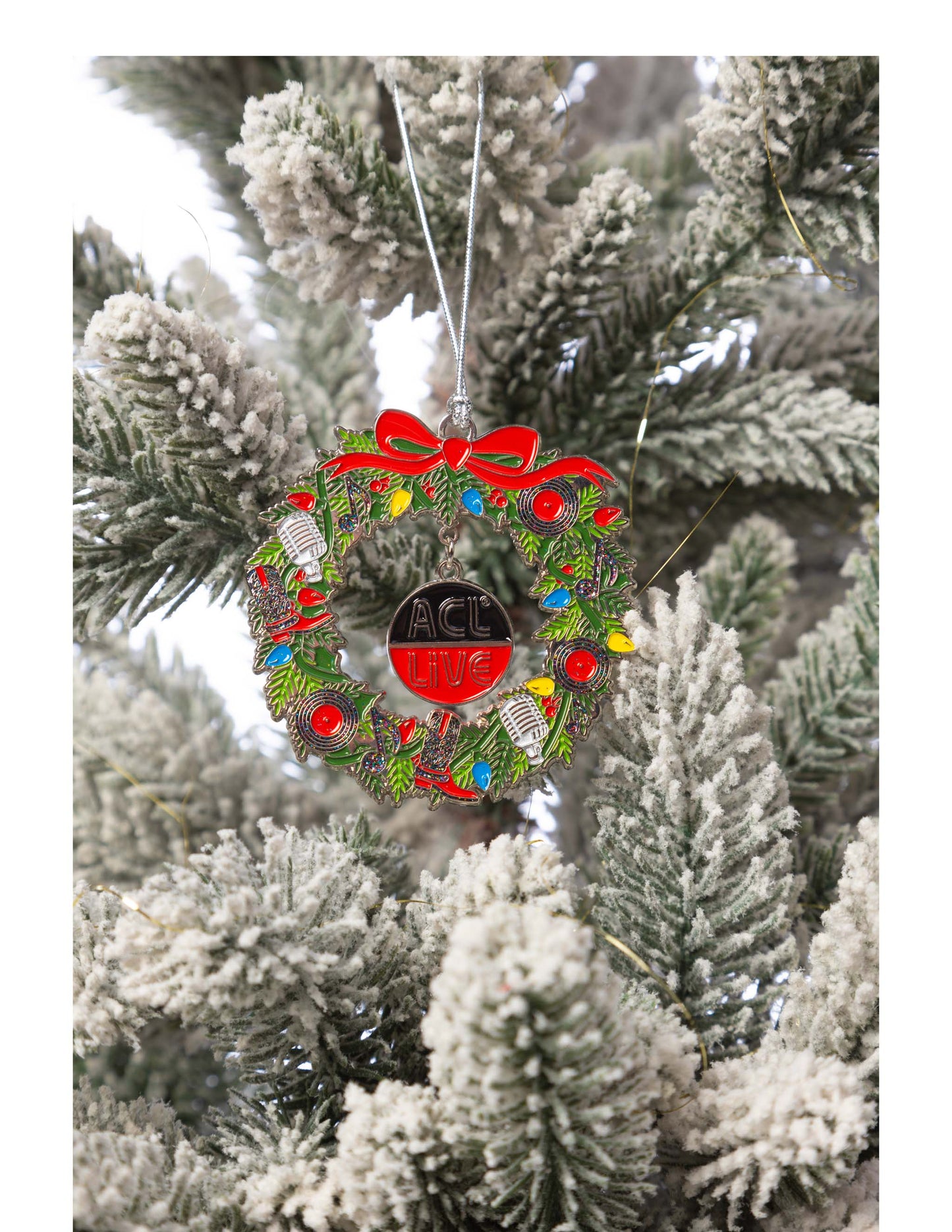 ACL Live Logo Wreath Ornament - ORNAMENTS