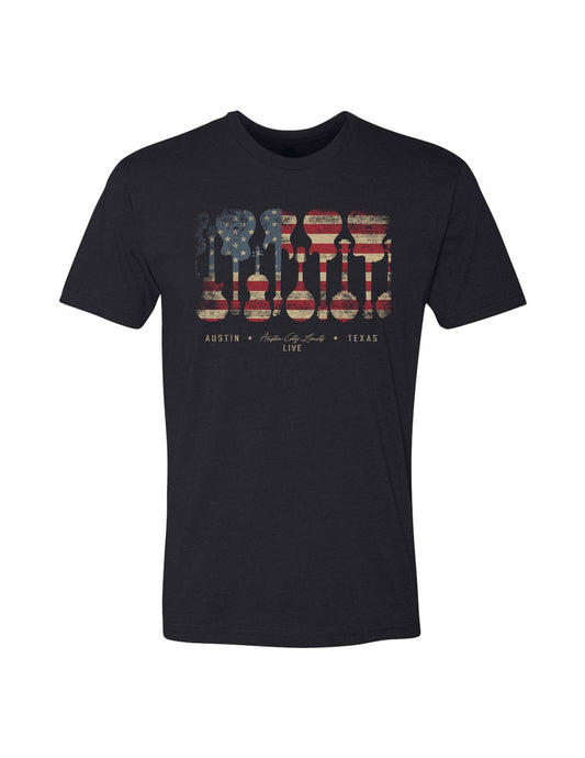 ACL Live Patriotic Guitars and Banjos T-Shirt - S/S