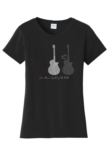 ACL Live Rhinestone Guitar Trio T-Shirt - S/S