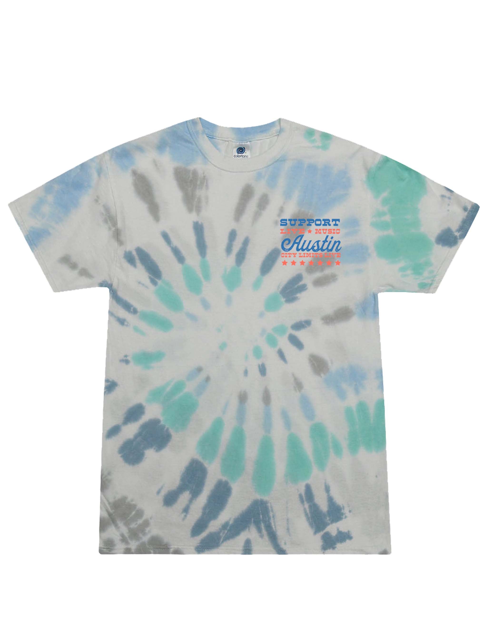 ACL Live Support Live Music Tie Dye T-Shirt - OpryShop
