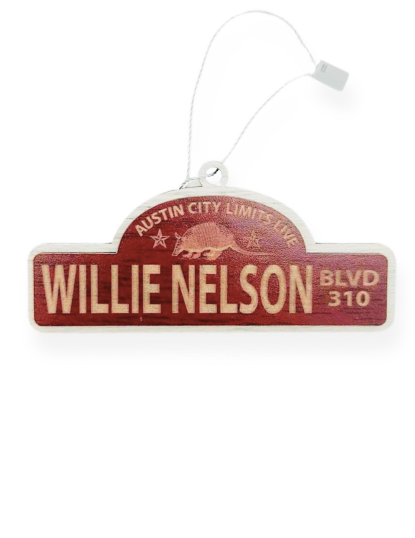 ACL Live Willie Nelson Blvd Wooden Ornament - ORNAMENTS