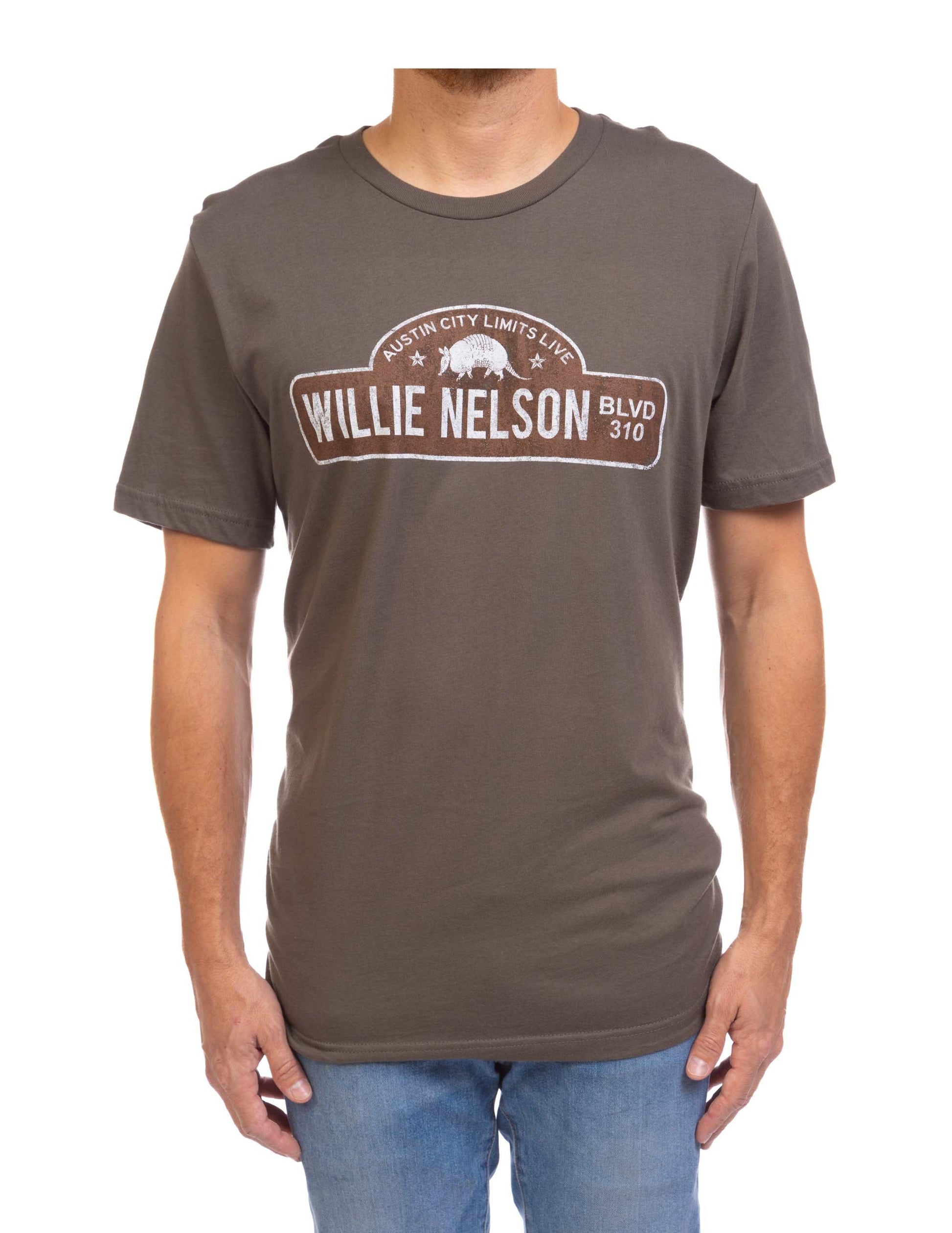 ACL Live Willie Nelson Boulevard Unisex T-Shirt - GREEN / SM - S/S