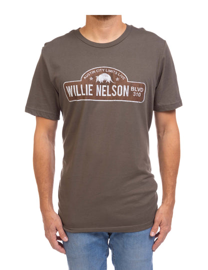 ACL Live Willie Nelson Boulevard Unisex T-Shirt - GREEN / SM - S/S