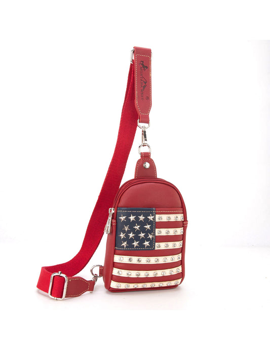 American Pride Sling Bag - HANDBAGS