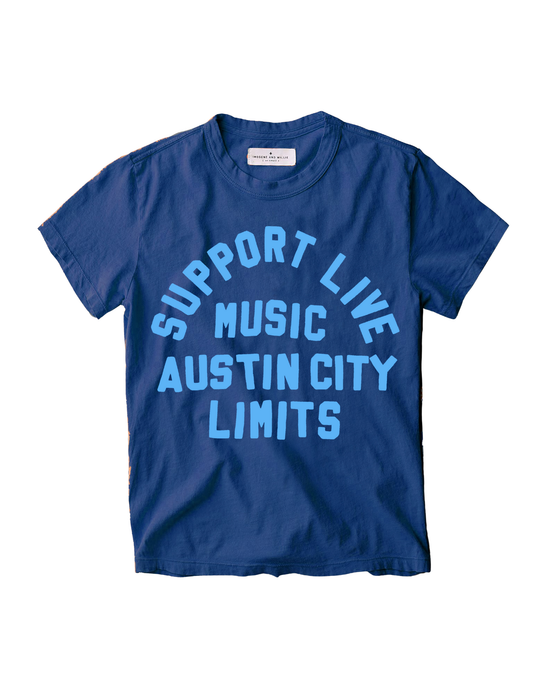 Austin City Limits Imogene + Willie Support Live Music T-Shirt - CREWS