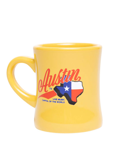 Austin Texas Music Capital Retro Diner Mug - DRINKWARE