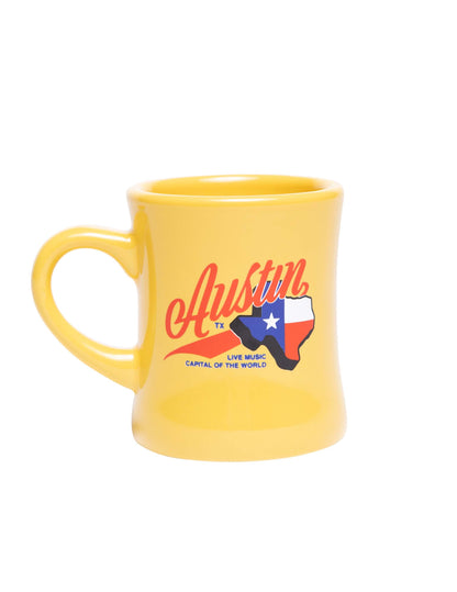 Austin Texas Music Capital Retro Diner Mug - DRINKWARE