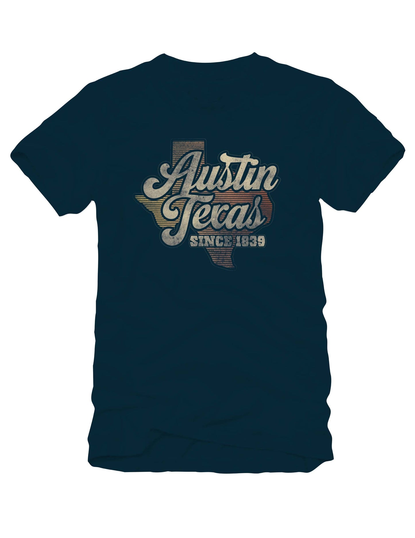 Austin Texas State T-Shirt - CREWS