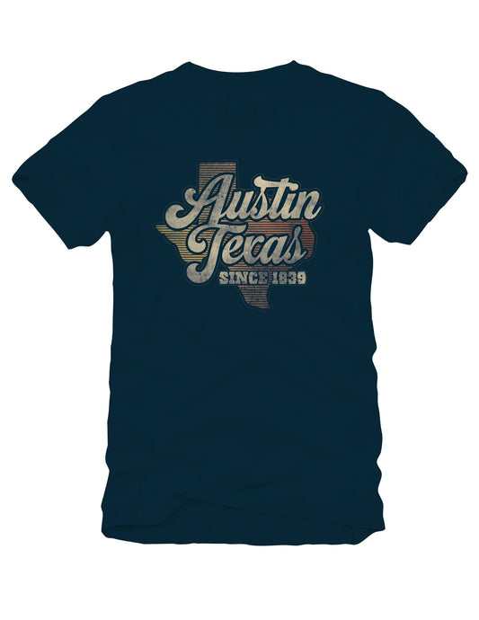 Austin Texas State T-Shirt - CREWS