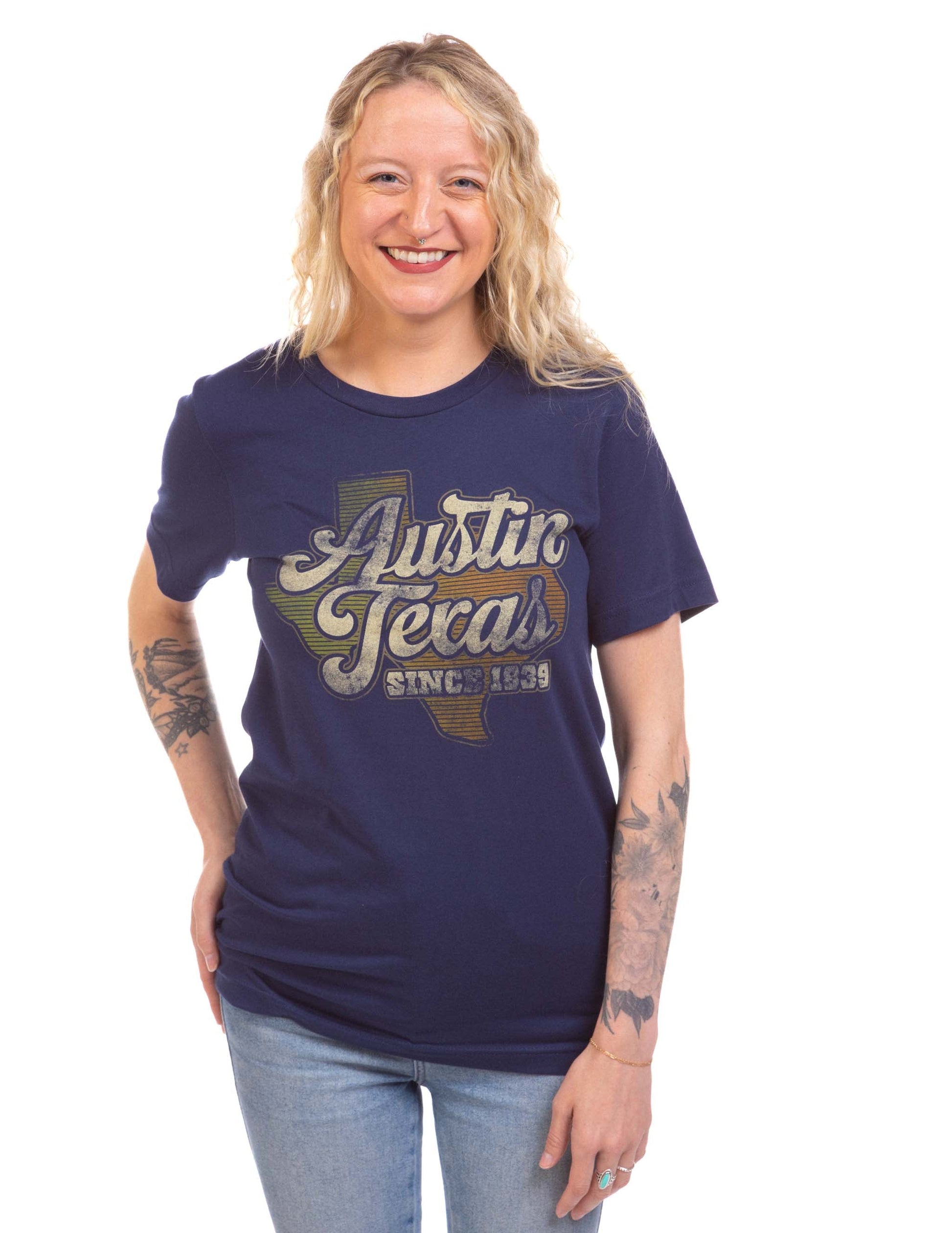 Austin Texas State T-Shirt - CREWS