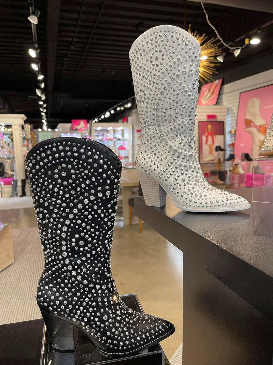 Boot Scootin’ Bedazzled Calf Boot by Corkys - BOOTS