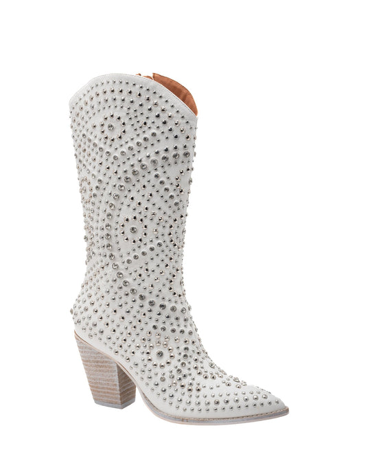 Boot Scootin’ Bedazzled Calf Boot by Corkys - BOOTS