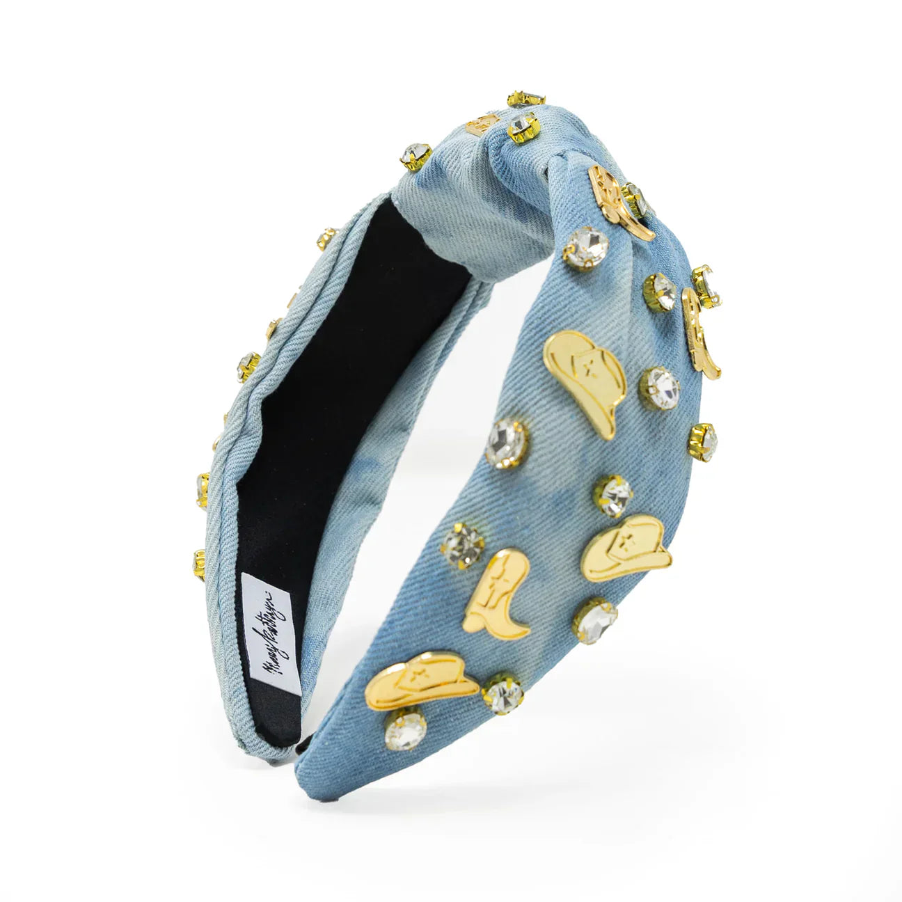 Boots & Cowboy Hats Headband - DENIM - HEAD ACCESSORIES