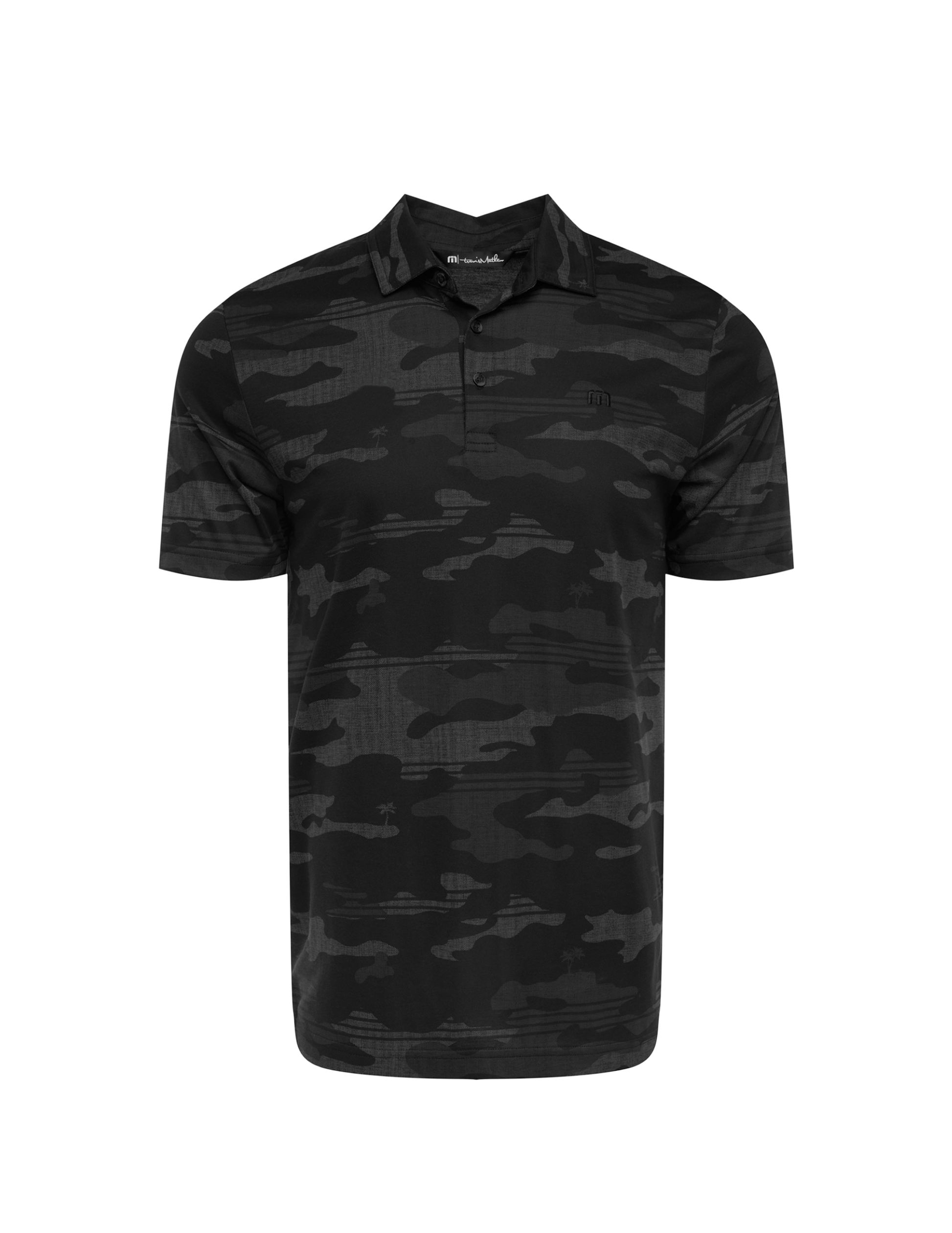 Category 10 Black Camo Polo by TravisMathew - S/S