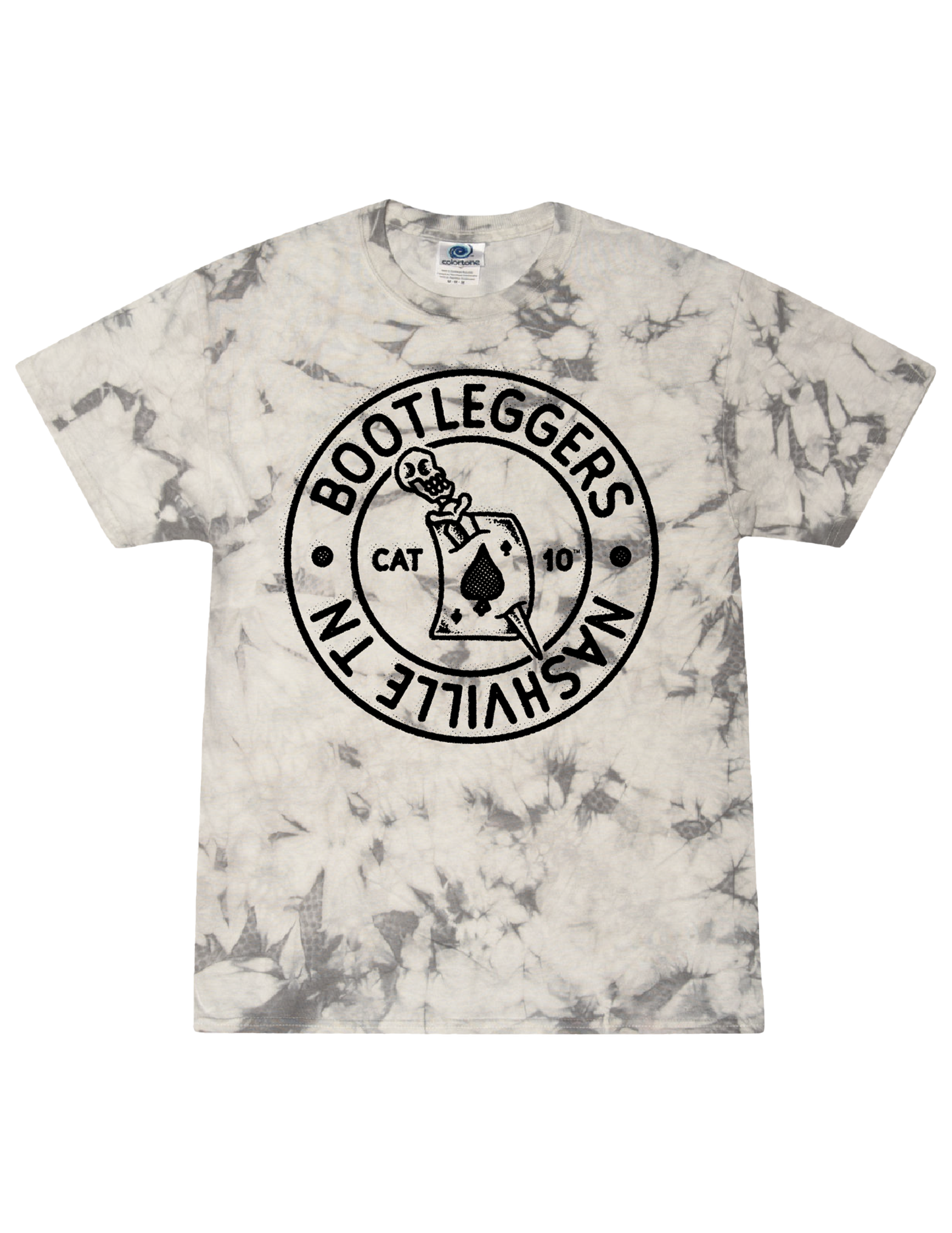 Category 10 Bootleggers Aces Tie Dye T-Shirt - S/S