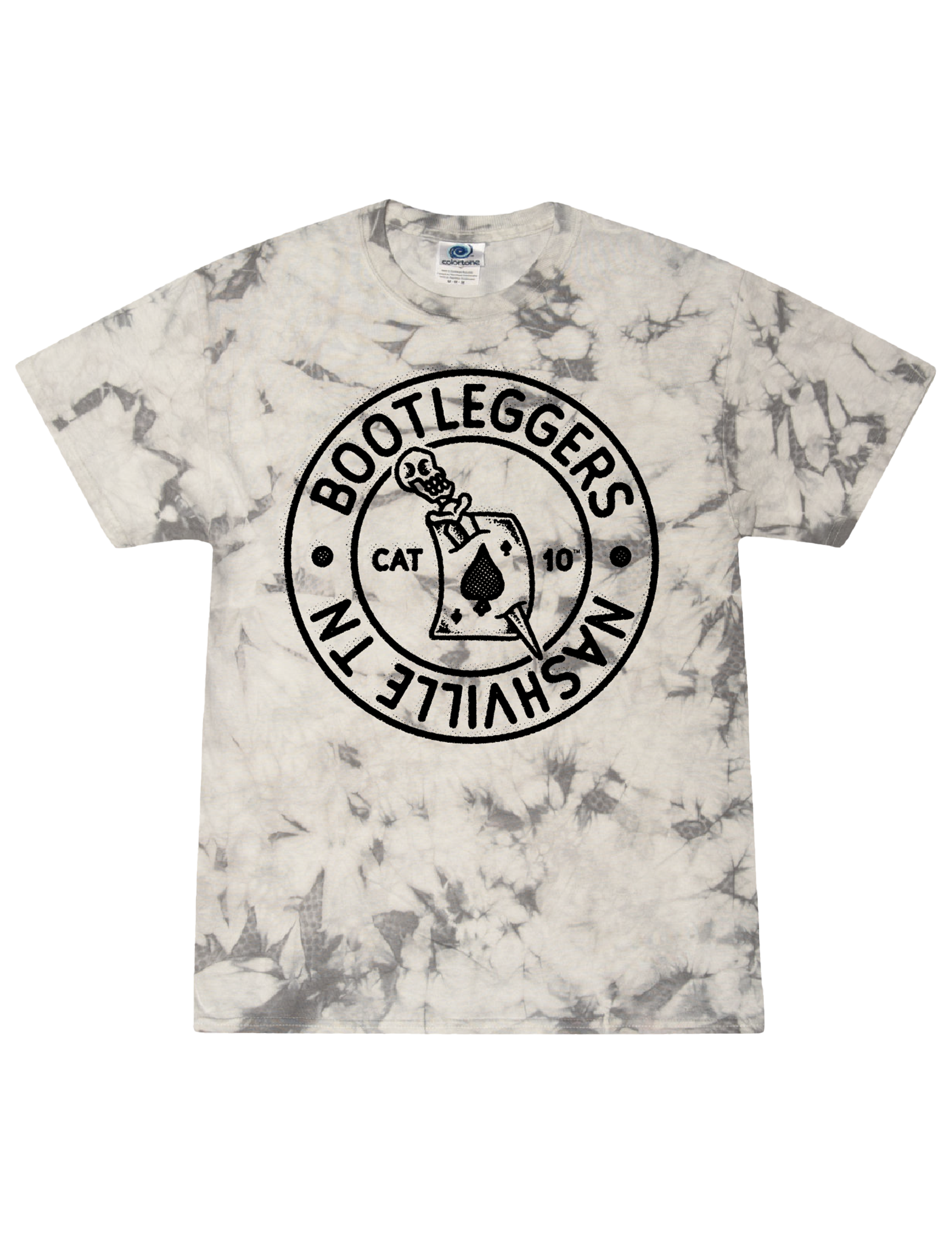 Category 10 Bootleggers Aces Tie Dye T-Shirt - S/S