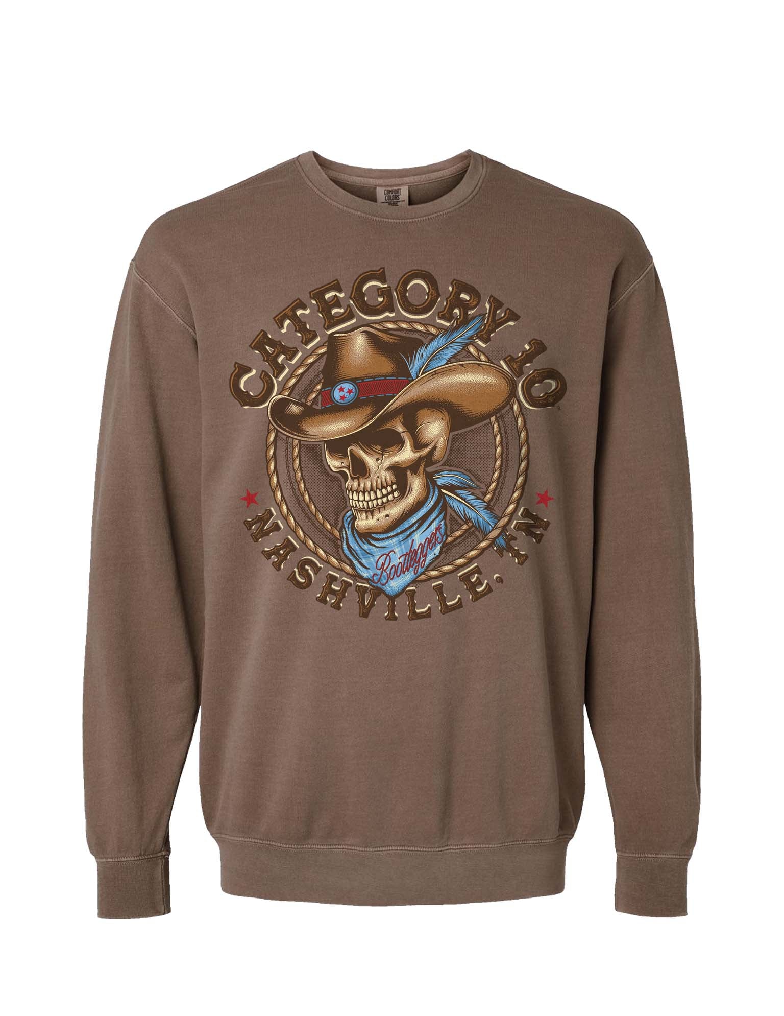 Category 10 Bootleggers Cowboy Skull Crew - FLEECE