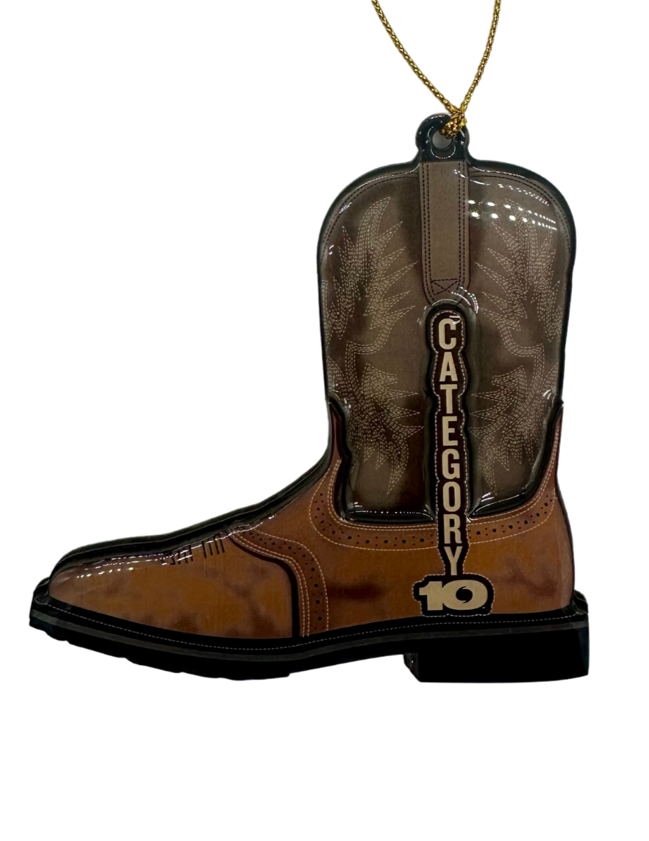 Category 10 Cowboy Boot Ornament - ORNAMENTS