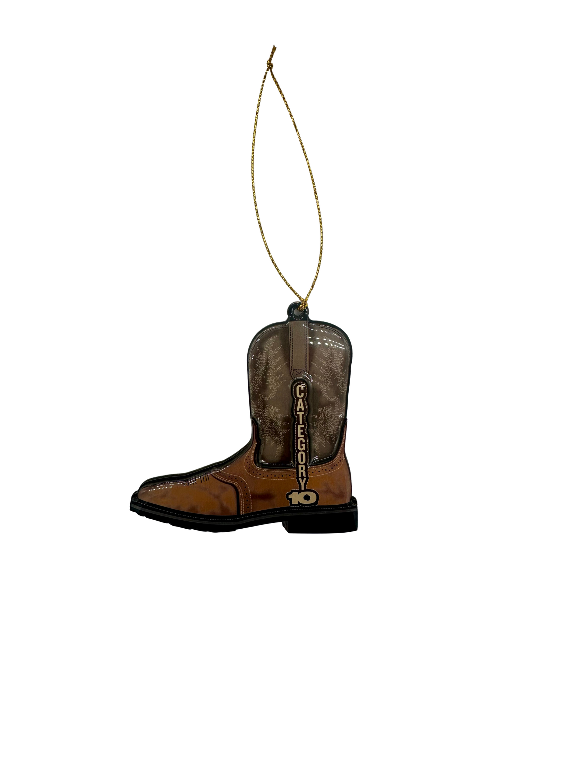 Category 10 Cowboy Boot Ornament - ORNAMENTS