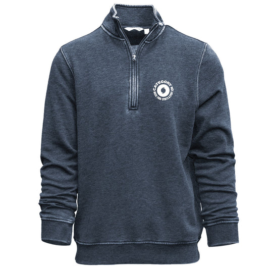 Category 10 Embroidered 1/4 Zip Pullover - FLEECE