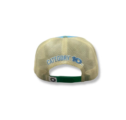 Category 10 Five Leaf Clover Patch Trucker Hat - HATS