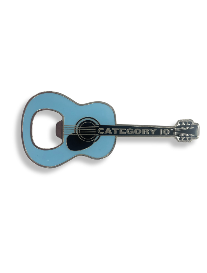 Category 10 Guitar Bottle Opener Magnet - SOUVENIRS
