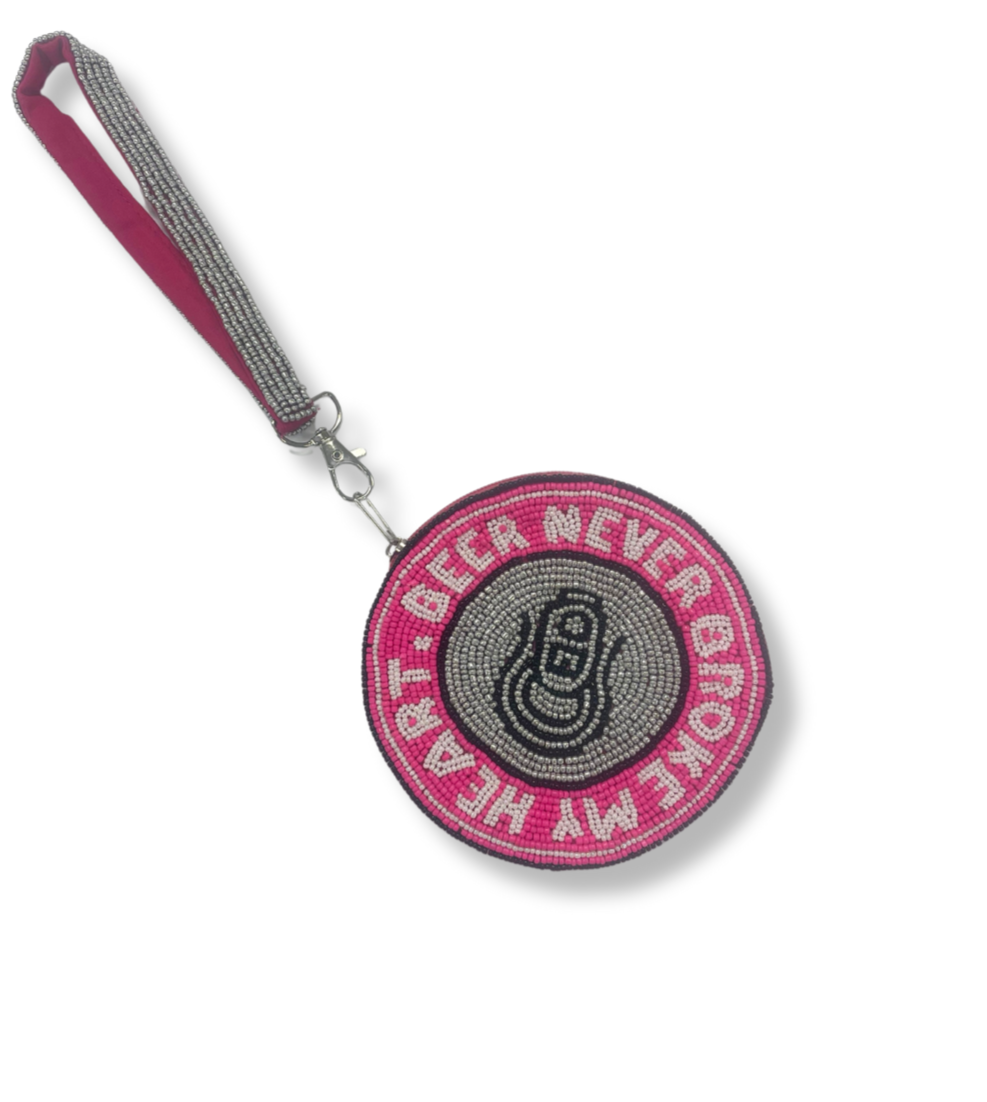 Category 10 Heartbreaker Beaded Pouch - BAGS