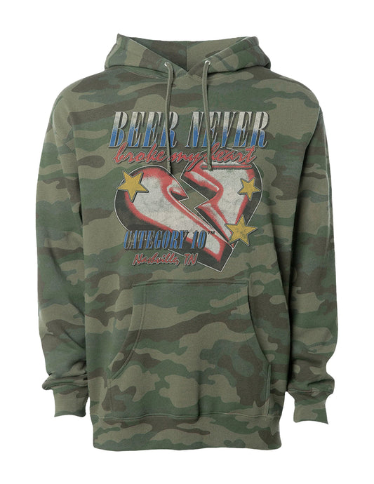 Category 10 Heartbreaker Camo Hoodie - FLEECE