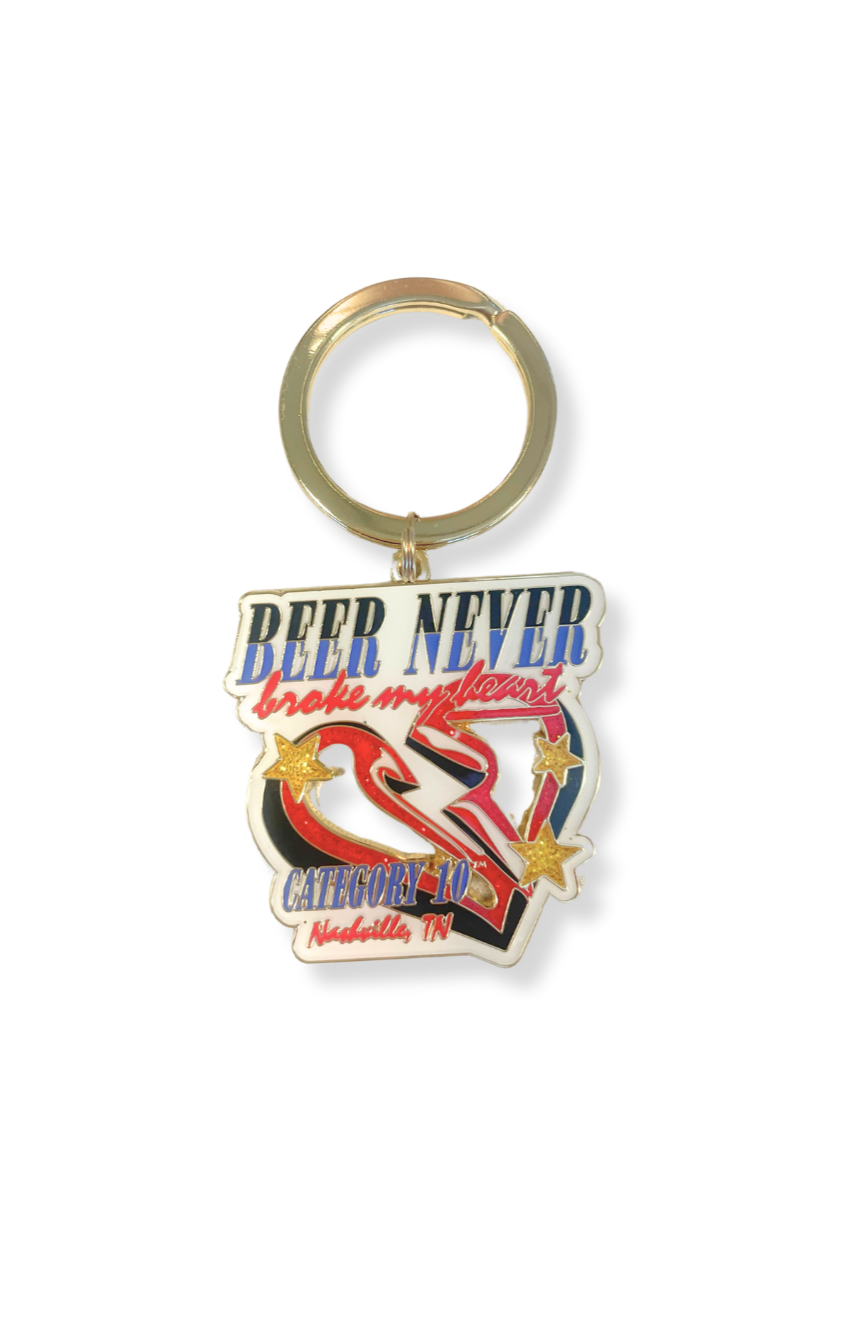 Category 10 Heartbreaker Glitter Keychain - SOUVENIRS