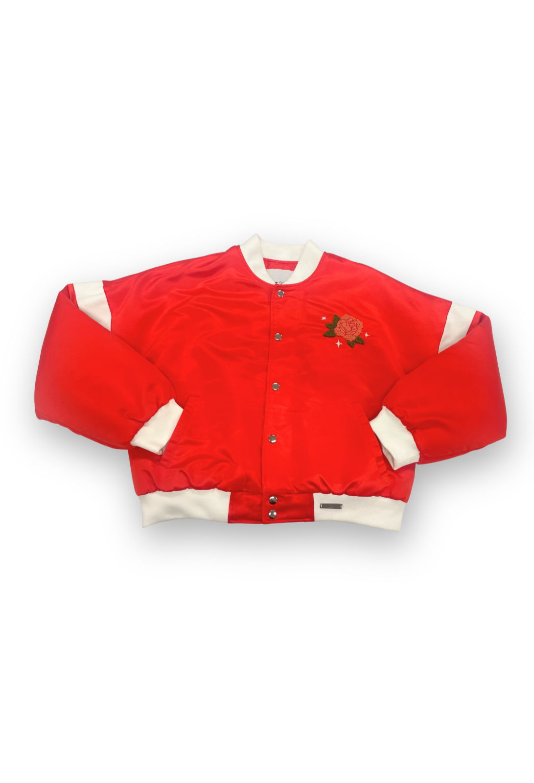 Category 10 Honky Tonk Angel Red Satin Jacket - OUTERWEAR