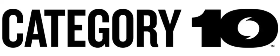 Category 10 hurricane logo sticker