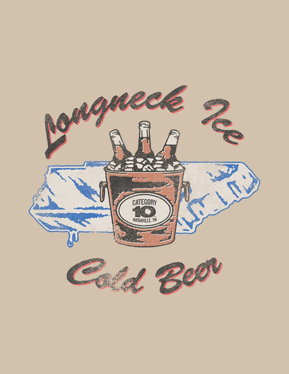 Category 10 Longneck Ice Cold Beer Tennessee State T-Shirt - S/S