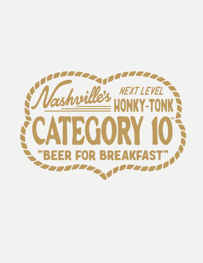 Category 10 Nashville Beer For Breakfast Ribbed Women’s Tank - TANKS