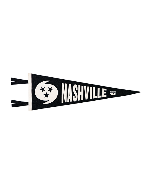 Category 10 Nashville Felt Oxford Pennant Banner - DECOR