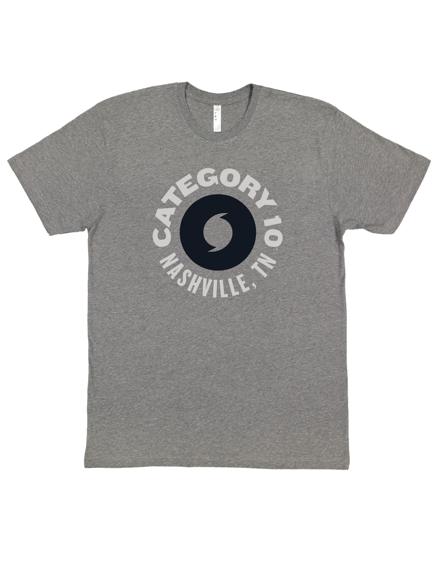 Category 10 Nashville Logo T-Shirt - GRAY / SM - S/S
