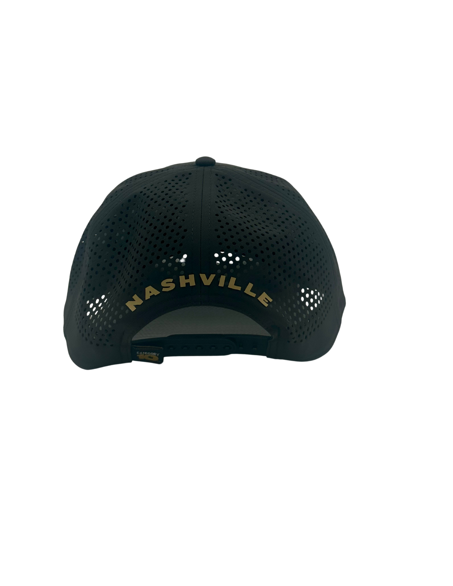 Category 10 Performance Black Logo Hat - HATS