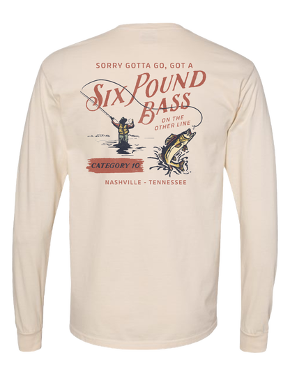 Category 10 Six Pound Bass Long Sleeve T-Shirt - L/S