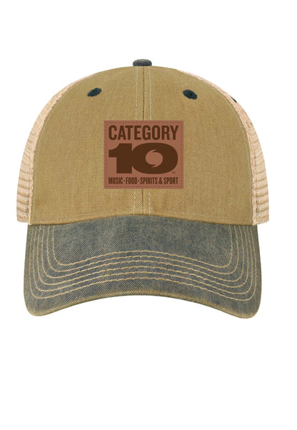 Category 10 Spirits + Sports Washed Trucker Hat - HATS