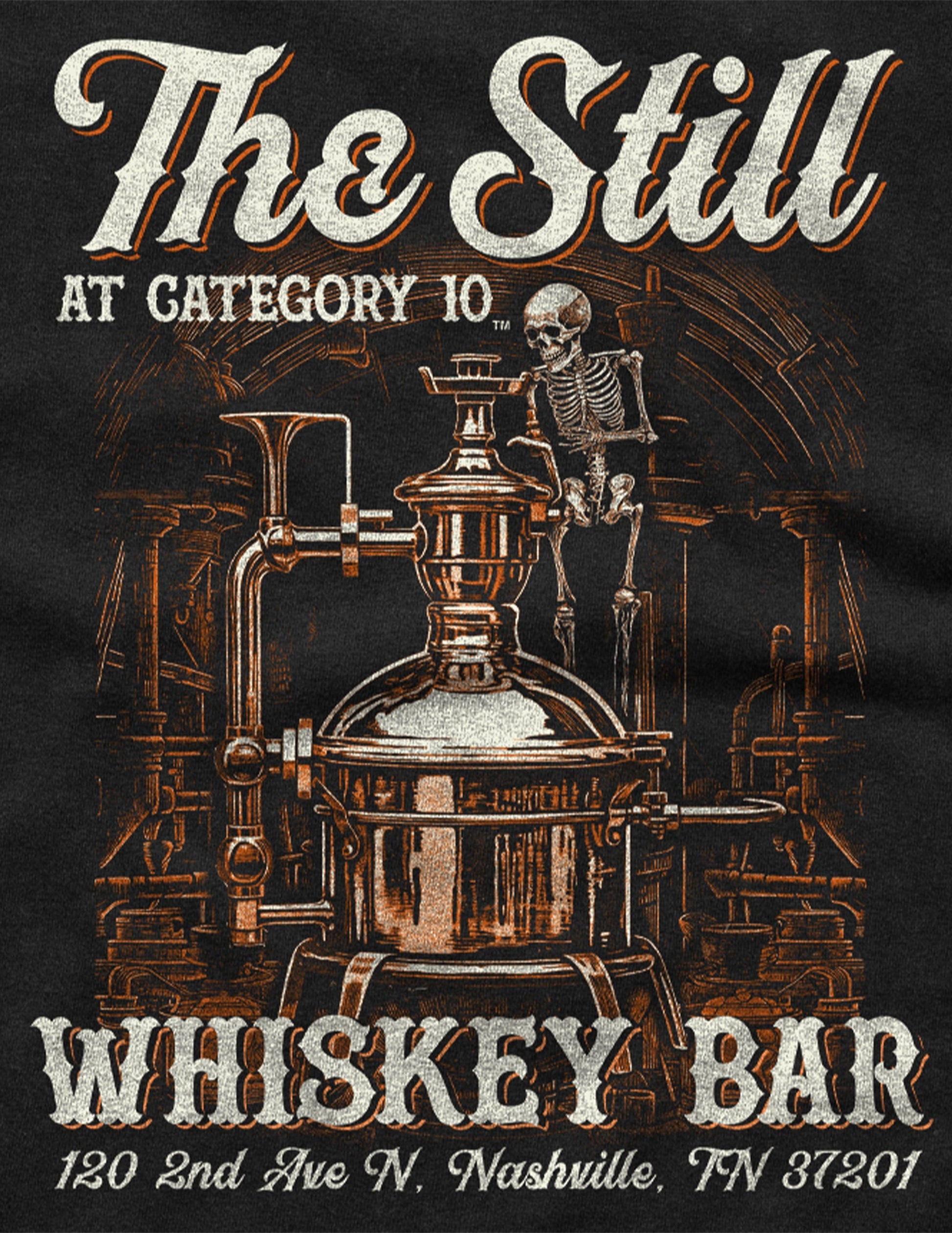 Category 10 The Still Whiskey Bar Long Sleeve T-Shirt - L/S