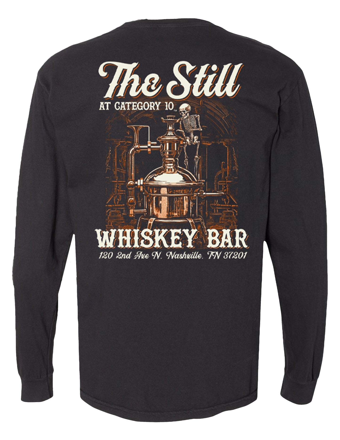 Category 10 The Still Whiskey Bar Long Sleeve T-Shirt - L/S