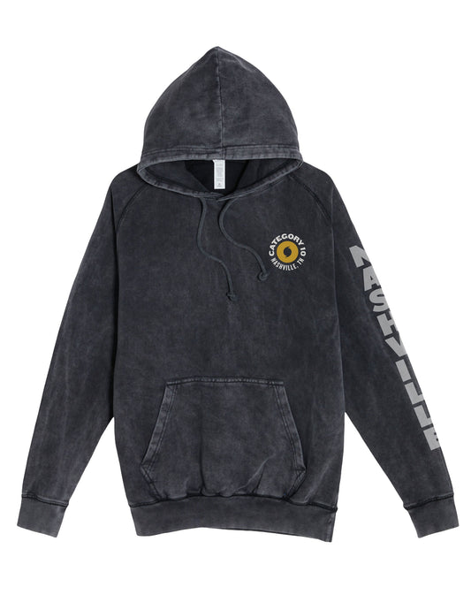 Category 10 Vintage Wash Logo Hoodie - FLEECE