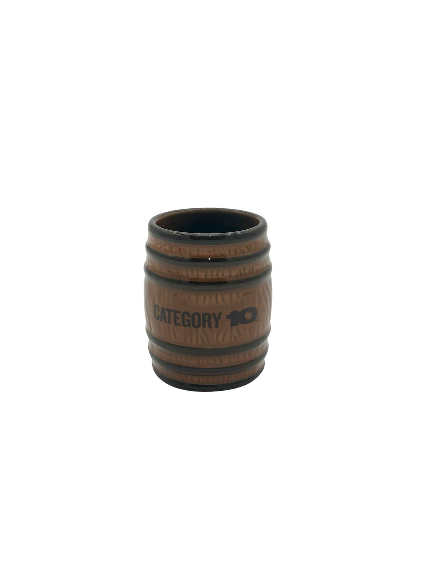 Category 10 Whiskey Barrel Shot Glass - DRINKWARE