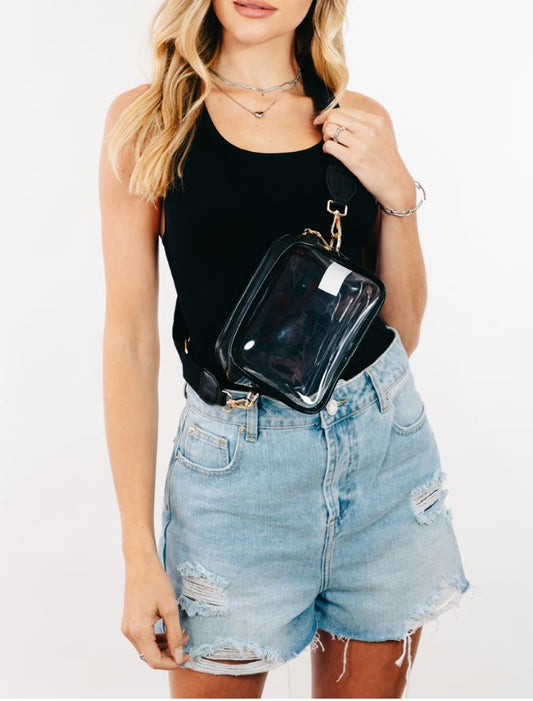 Clear Crossbody Bag - BAGS