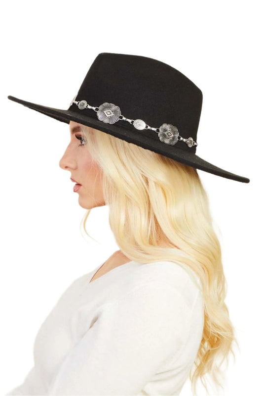 Concho Chain Black Hat - Online Exclusive - HATS