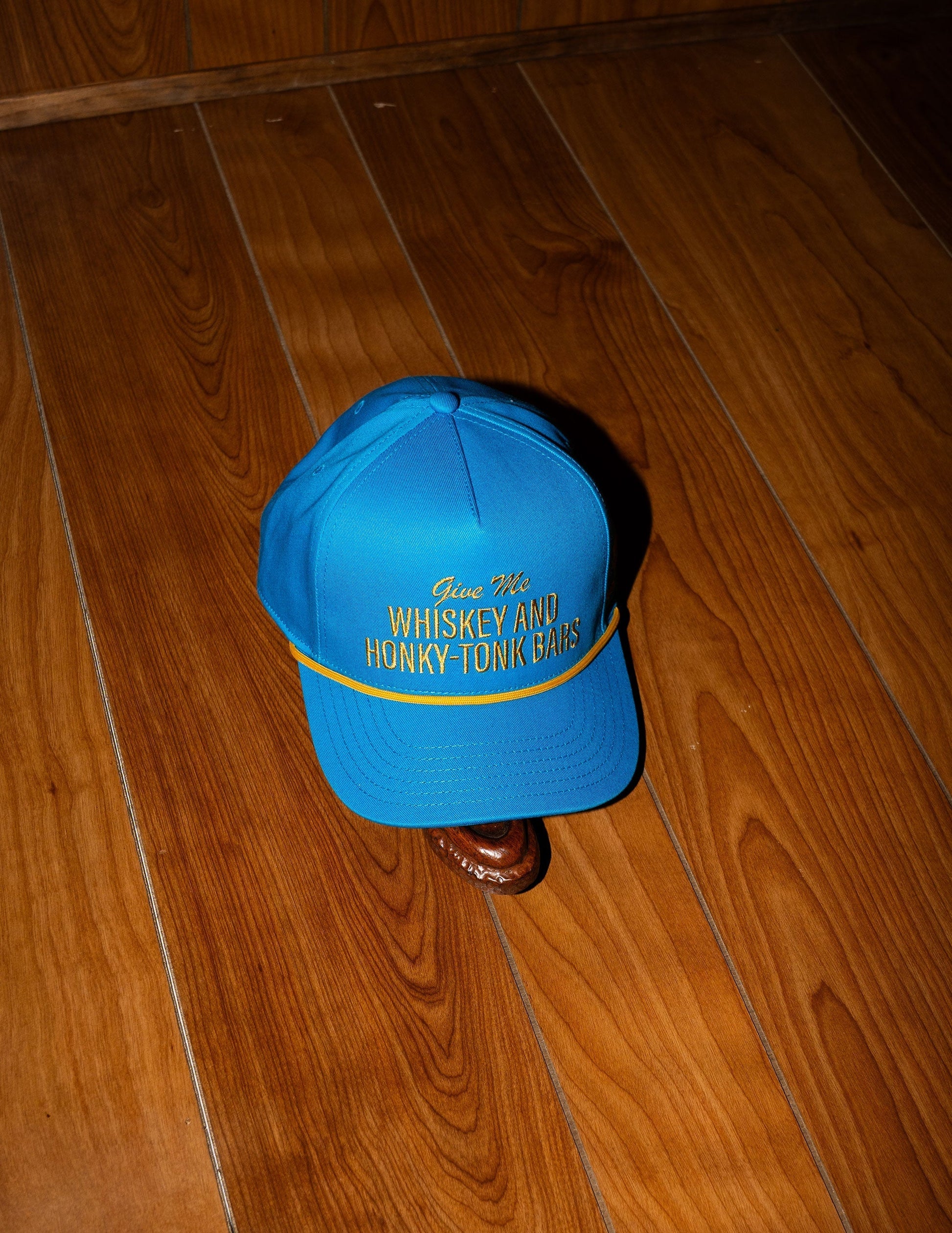 Cowboys + Cocktails Give Me Whiskey Hat - BASEBALL