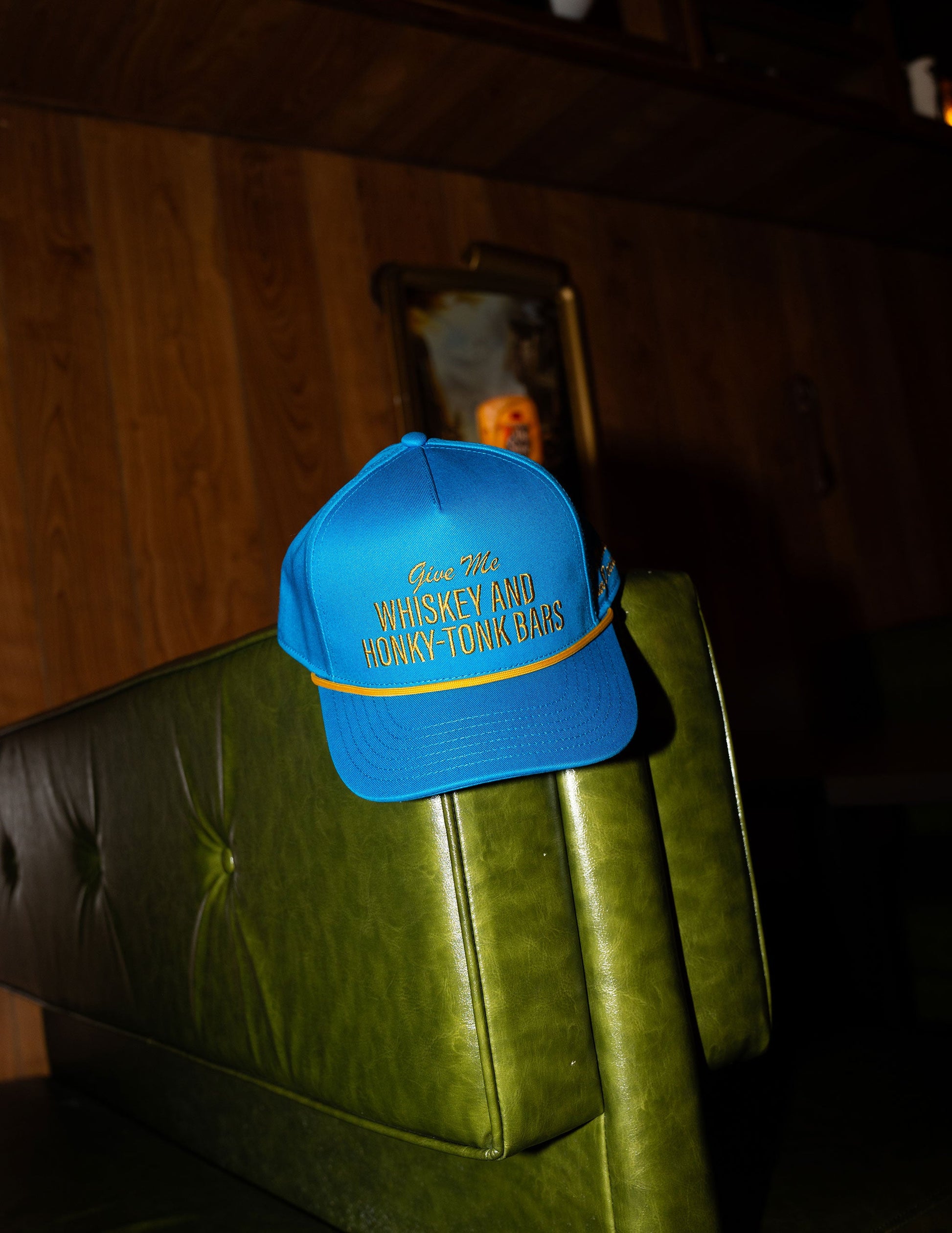 Cowboys + Cocktails Give Me Whiskey Hat - BASEBALL