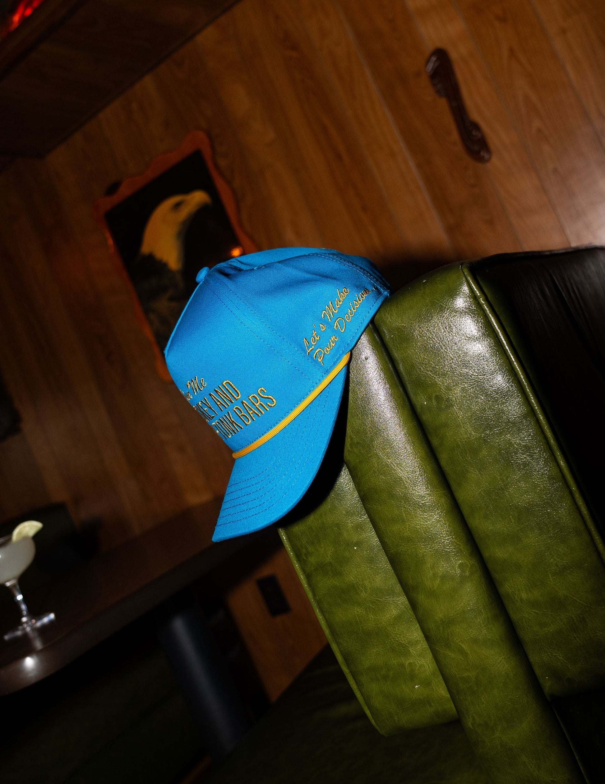 Cowboys + Cocktails Give Me Whiskey Hat - BASEBALL