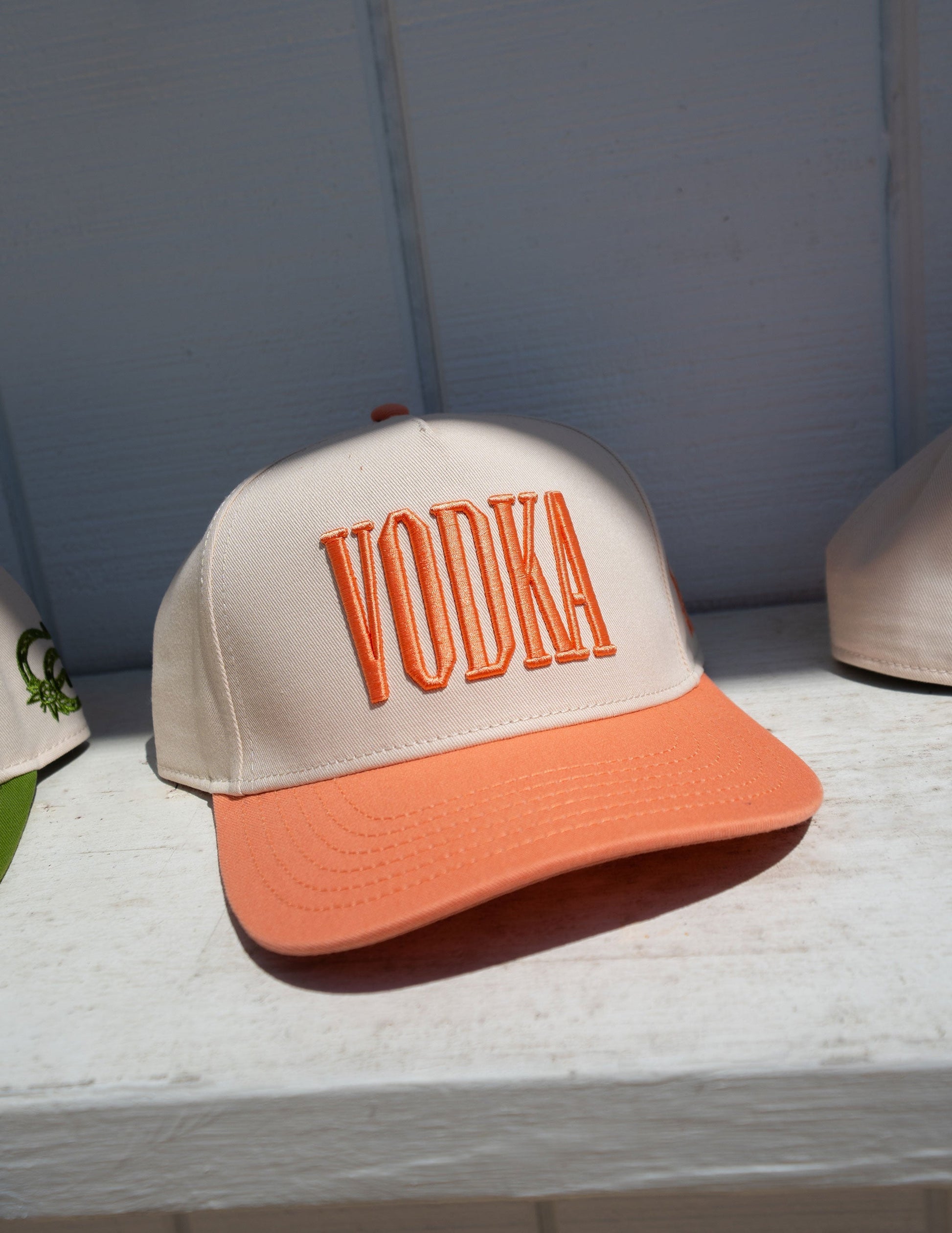 Cowboys + Cocktails Top Shelf Vodka Trucker Hat - BASEBALL