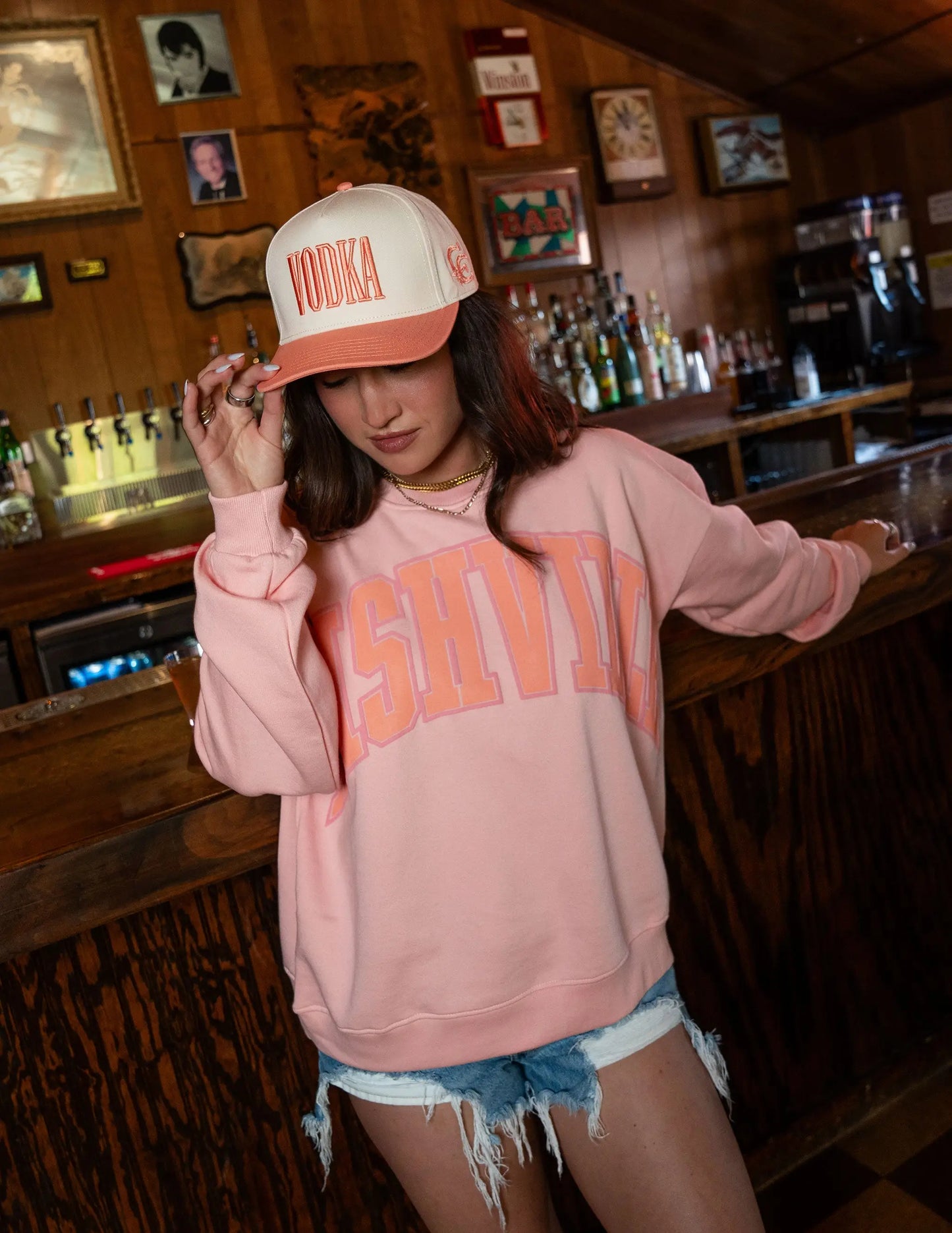 Cowboys + Cocktails Top Shelf Vodka Trucker Hat - BASEBALL